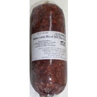 Menü vom Rind mit Gemüse (BARF-Menü)  500 g